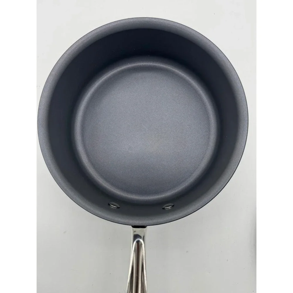 All-Clad NS1 Nonstick‎ 2 Qt Shallow Sauce Pan with Lid Hard Anodized E1022364